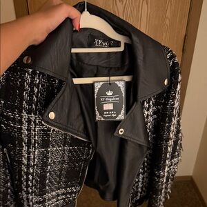 Black and White Women's Jacket
